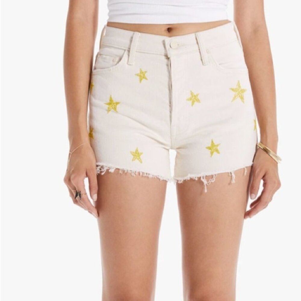 MOTHER The Tomcat Kick Fray Short Shoot for the stars NWT W33